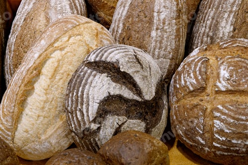 Preview: Various types of traditional homemade bread