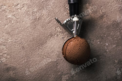 Preview: Sweet homemade chocolate ice cream