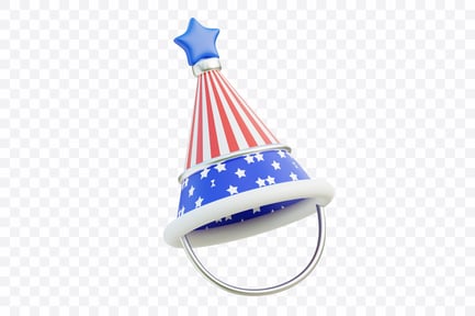 Aperçu: Striped Party Hat