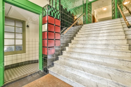 Preview: Entrance and hallway of modern apartment