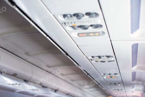 Preview: Seating for passengers in an airplane