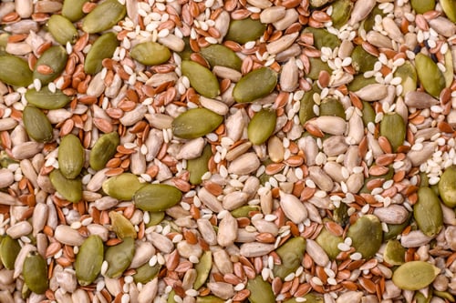Preview: Healthy Mix of Seeds and Grains Close-Up