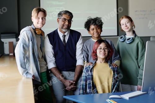 Visualização: Professor de Ciência da Computação e seus alunos