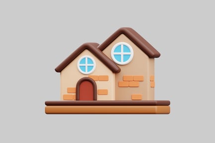 Preview: Charming cartoon style tiny house