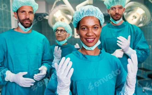 Preview: Hospital medical surgery team is ready for the operation