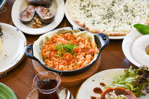 Preview: Luxury Arabian Breakfast - Egg Tomato 2