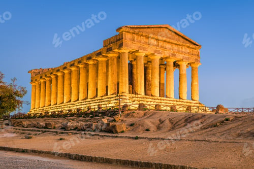 Preview: Temple of Concordia in Agrigento, Sicily, Italy