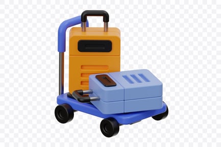 Preview: Rolling Luggage Cart