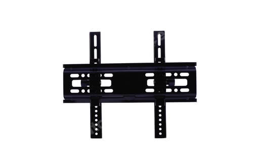 Preview: Black arm mount for television on a white background