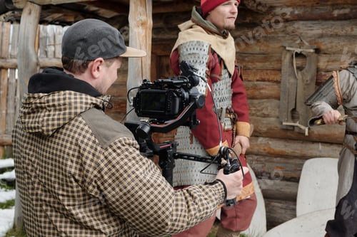 Preview: Filming Medieval Scene with Camera Equipment