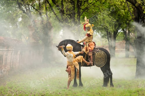 Preview: Khon, Is a classical Thai dance in a mask. In Ramayana literature.