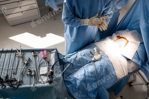 Preview: Surgery treatment in progress