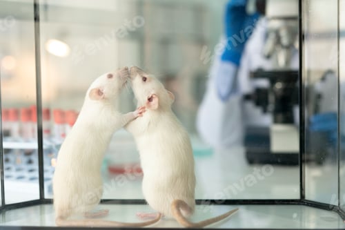 Preview: Lab rats in glassy box