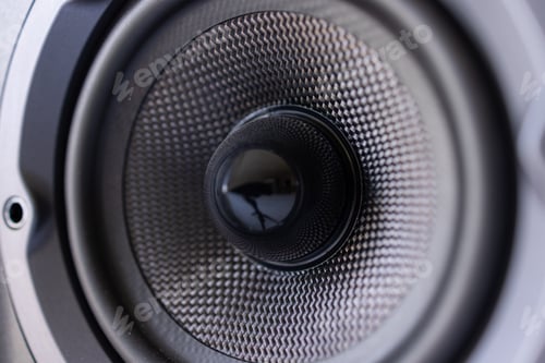 Preview: Hifi audio speaker close up