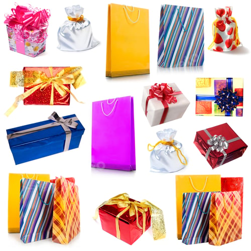 Preview: gift wrapping and shopping bag