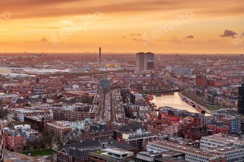 Preview: Rotterdam, Netherlands Skyline