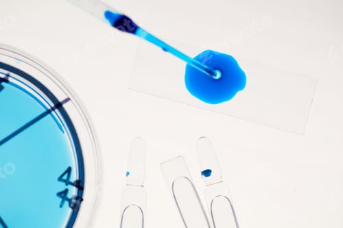 Preview: Specimen And Ampoules Flat Lay