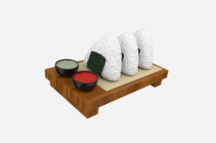 Preview: Onigiri 3D Illustration