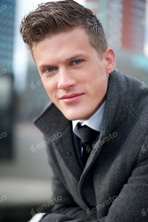 Preview: Close Up Portrait of Businessman