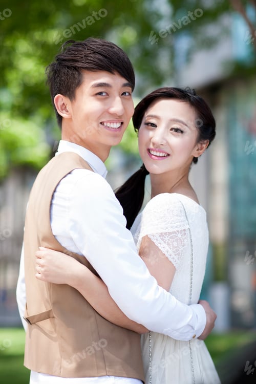 Preview: Sweet young couple embracing