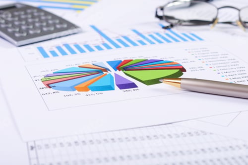 Preview: Charts And Graphs Of Sales Of Securities - Workplace Successful Business Man