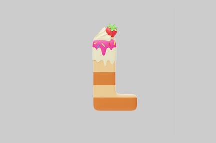 Preview: Letter l dessert icon
