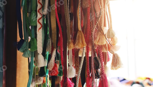Preview: Shrine, worship and sacred rope for Japanese tradition, history and spiritual practice at holy site