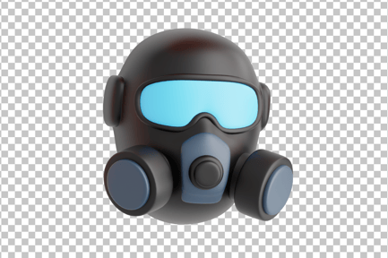 Preview: Gas Mask 3D Icon