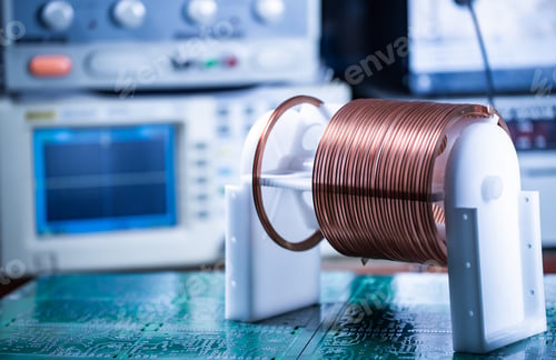 Preview: Close-up large and small coils