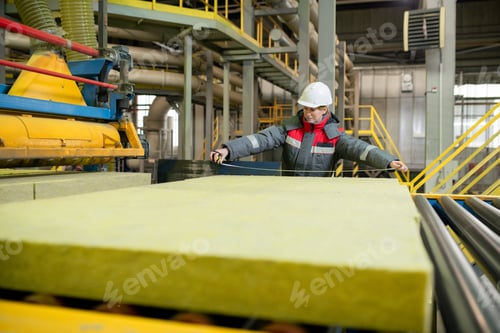 Preview: Measuring construction material at factory