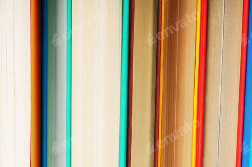 Preview: Background from multi-coloured books.