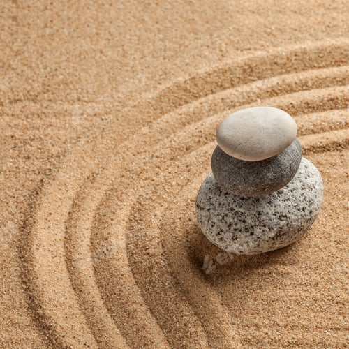 Preview: Japanese Zen stone garden