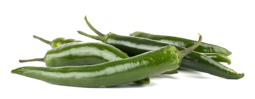 Preview: Hot chili peppers isolated on white background