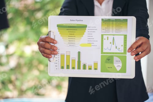 Preview: Business strategy team report chart, graph, infographic data analyze financial report plan