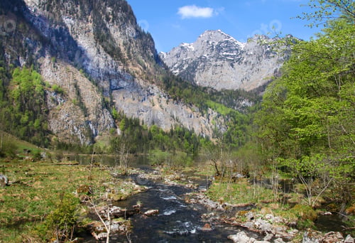 Preview: Mountain river valley landscape