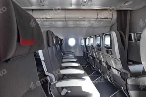 Preview: Empty seats in airplane