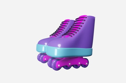 Preview: Rollerblade 3D Illustration