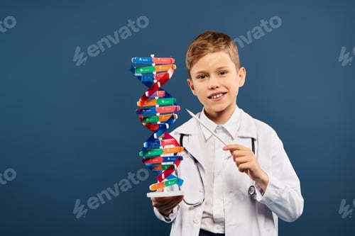 Preview: Dreamy Architect: Young Boy Holding Model