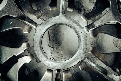 Preview: Close up of new spare car parts