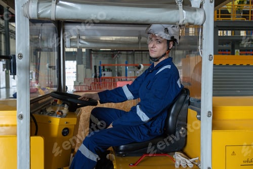 Preview: Engineer checks spare parts list and maintains mass transit locomotives in Asia