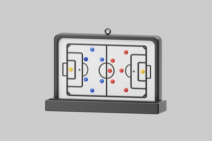 Preview: Soccer play strategy board