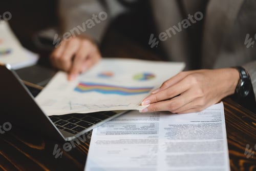 Preview: business approve and certificate concept, confirmation of business marketing document permit