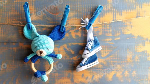 Preview: Hand made toy composition