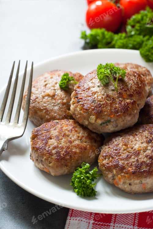 Preview: Fresh fried cutlets