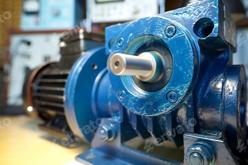 Preview: Large and powerful engine gearbox on test stand
