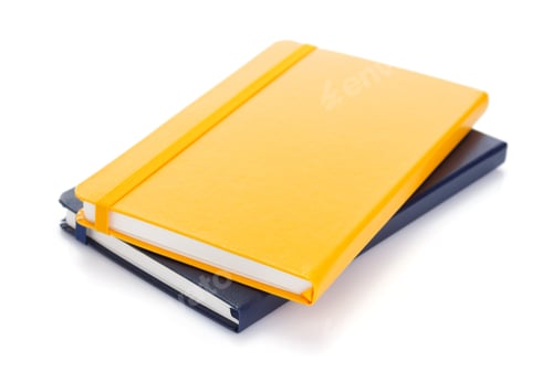 Preview: notebook or notepad isolated at white