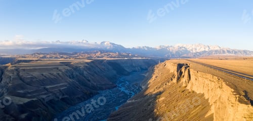 Preview: aerial view of anjihai grand canyon