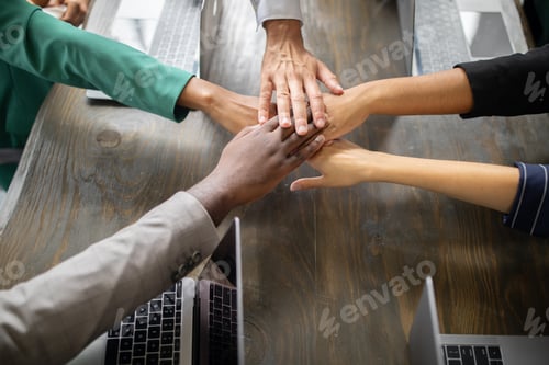 Preview: Teamwork and collaboration in a diverse corporate office setting