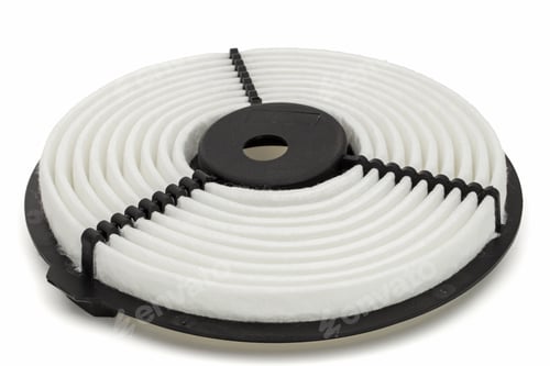 Preview: Car air filter, isolated on white background