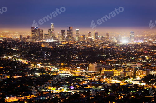 Preview: Los Angeles Cityscape at Night